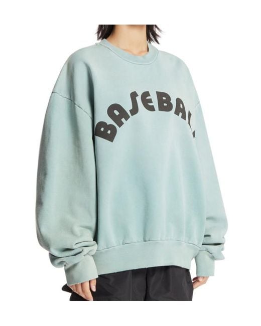 Fear Of God Green Logo-Print Sweatshirt for men