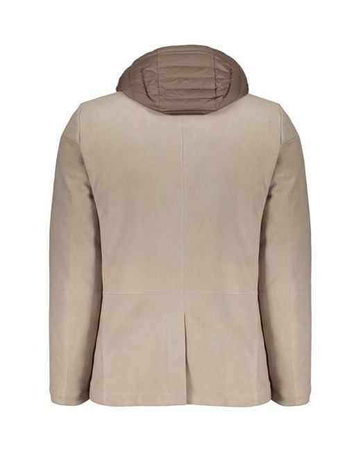 Moorer Natural Long-Sleeved Down Jacket for men