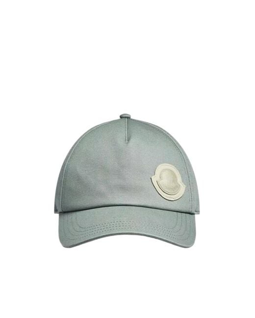 Moncler Green Gabardine Baseball Cap