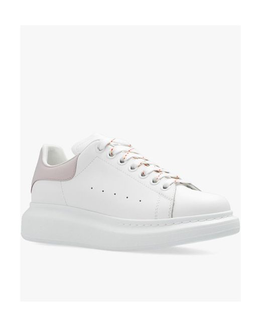 McQueen White Oversized Low-Top Sneakers