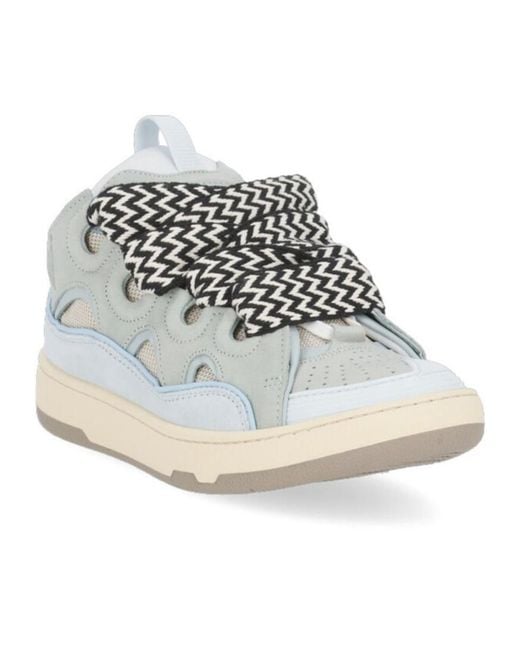 Lanvin White Curb Low-Top Sneakers for men