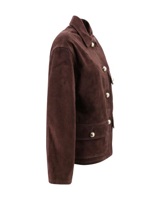 Arma Brown Rosia Suede Jacket
