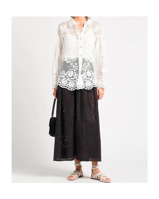 Farm Rio White Long-Sleeved Shirt