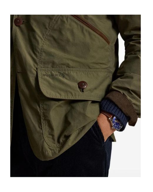 Polo Ralph Lauren Green The Clarkfield Utility Jacket for men