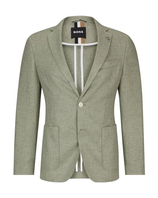 Boss Green Single-Breasted Blazer for men