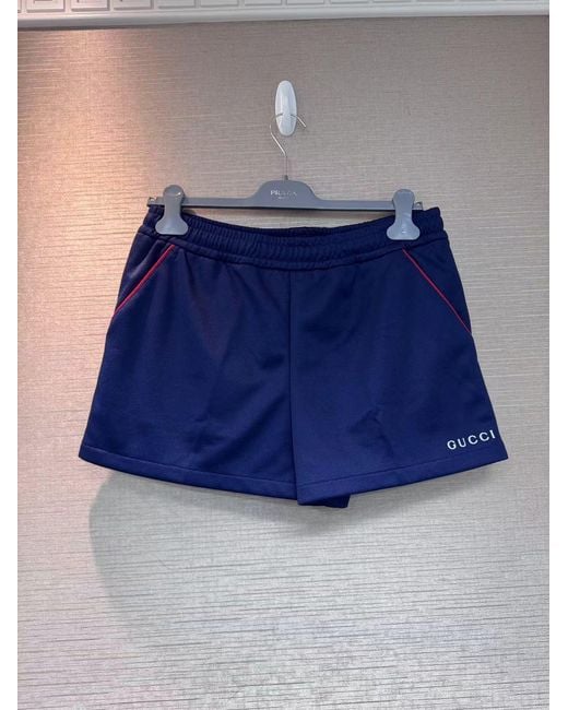 Gucci Blue Ribbon Jersey Shorts
