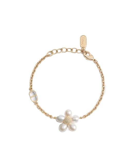Dior Metallic Iviera Brushbloom Bracelet