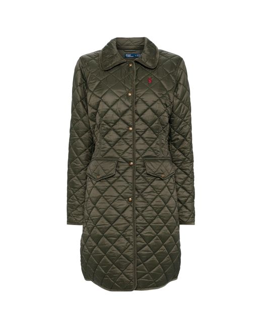 Polo Ralph Lauren Green Press-Stud Fastening Coat