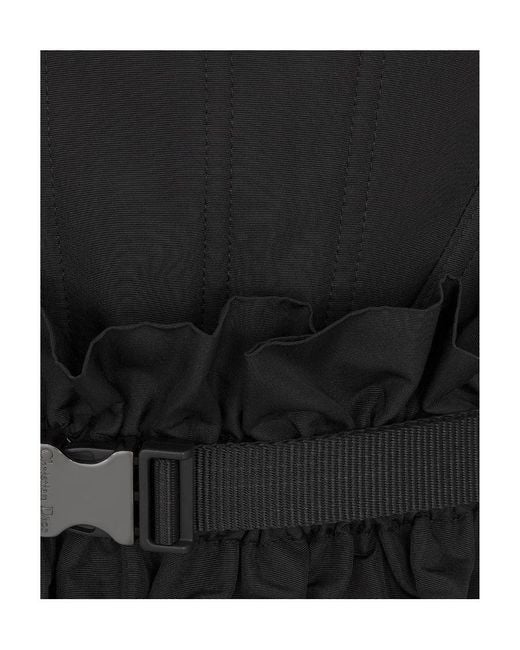 Dior Black Zipper Dress
