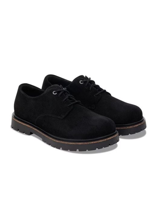 Birkenstock Black Highwood Derby Shoes for men