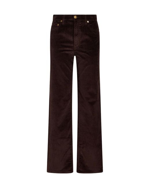 Rag & Bone Brown Solid Color Casual Trousers