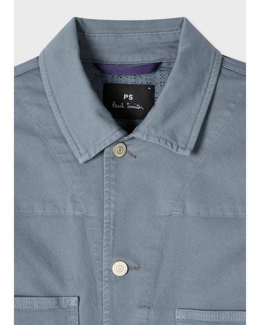 Paul Smith Blue Patch Pocket Chore Jacket for men