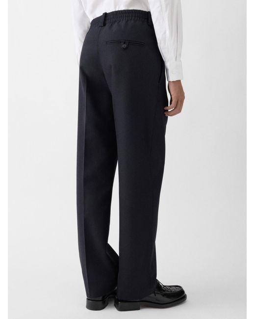 Jacquemus Blue Tailored Straight-Leg Pants for men