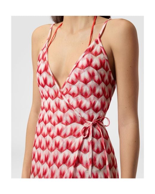 Missoni Red Suspender Dress