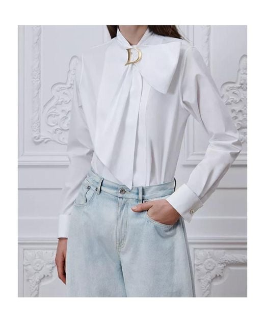 Dior Gray Long-Sleeved Shirt