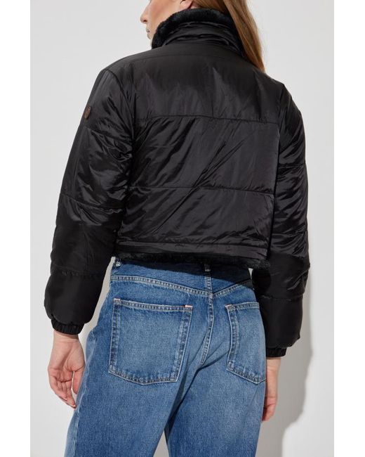Save The Duck Black Yuki High Neck Jacket