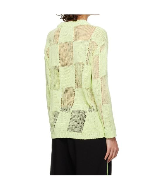 OPEN YY Multicolor Plaid Sweater