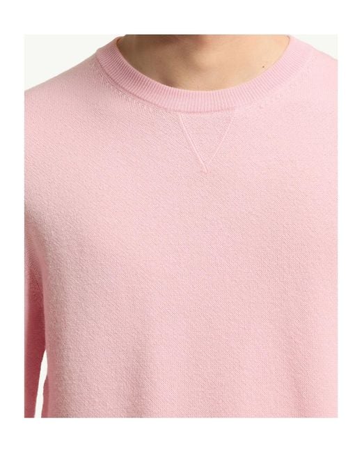 Moncler Pink Wool Sweater for men