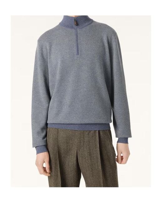Loro Piana Gray Roadster Sweater for men