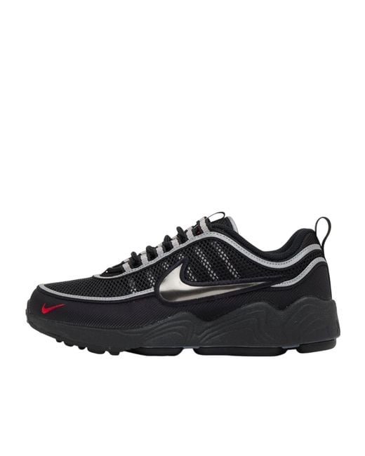 Nike Black Air Zoom Spiridon Low-Top Sneakers for men
