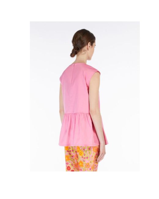 Weekend by Maxmara Pink Logo Blouse
