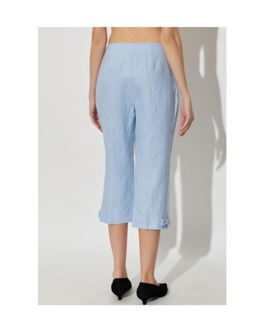 Posse Blue Harper Cropped Pants