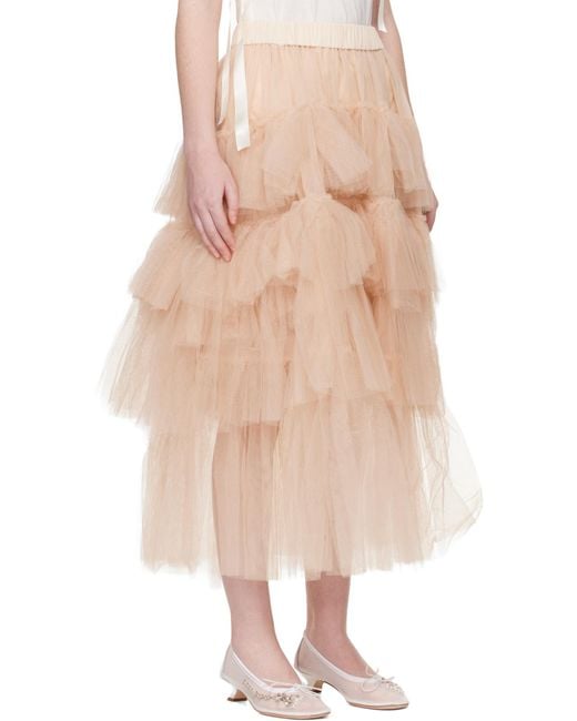 Simone Rocha Natural Ballet Skirt