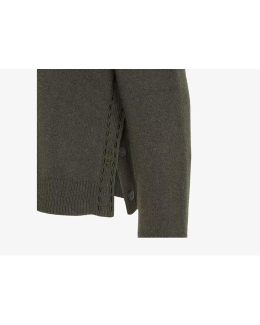Fendi Green Turtleneck Long Sleeved Knitted Jumper