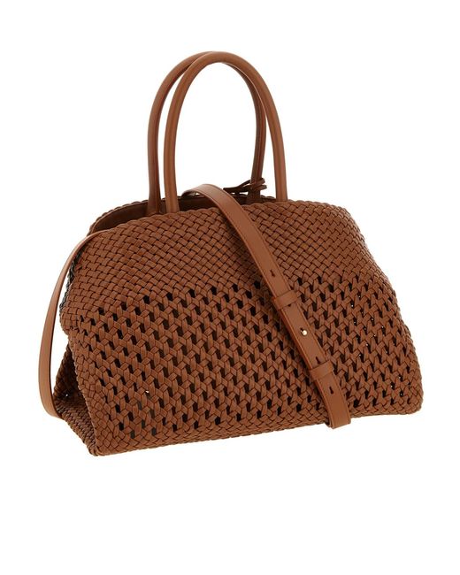 Ferragamo Brown 'Hug Th S' Handbag