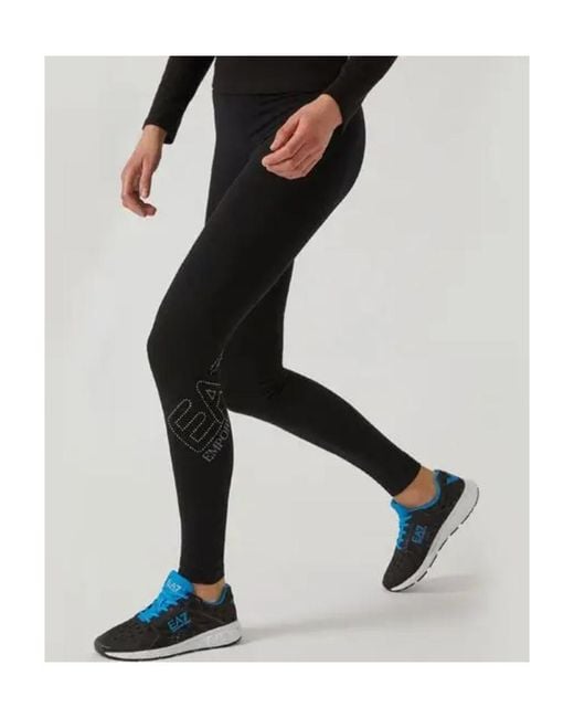 EA7 Black Skinny Sweatpants