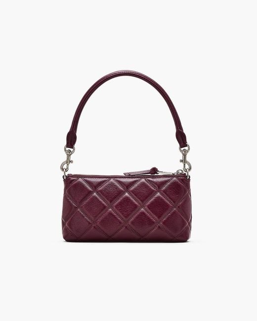 Marc Jacobs Purple Quilted Shoulder Bag