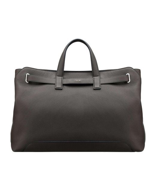 Dior Black Medium Normandie Tote Bag for men