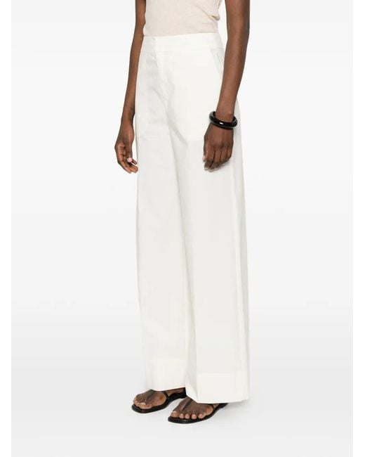 Twinset White Pocket Trousers
