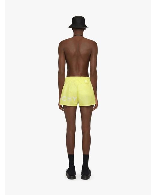 Givenchy Yellow Swim Shorts for men