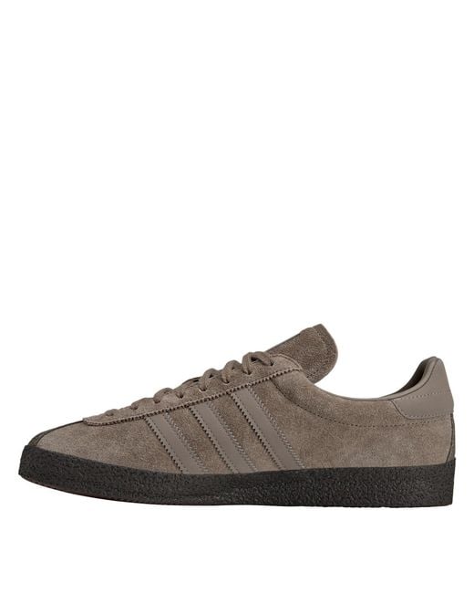 Adidas Brown Solid Low-Top Trainers for men