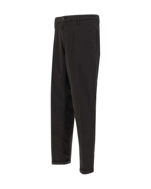 Re-hash Black Mucha Slim-Fit Chinos for men