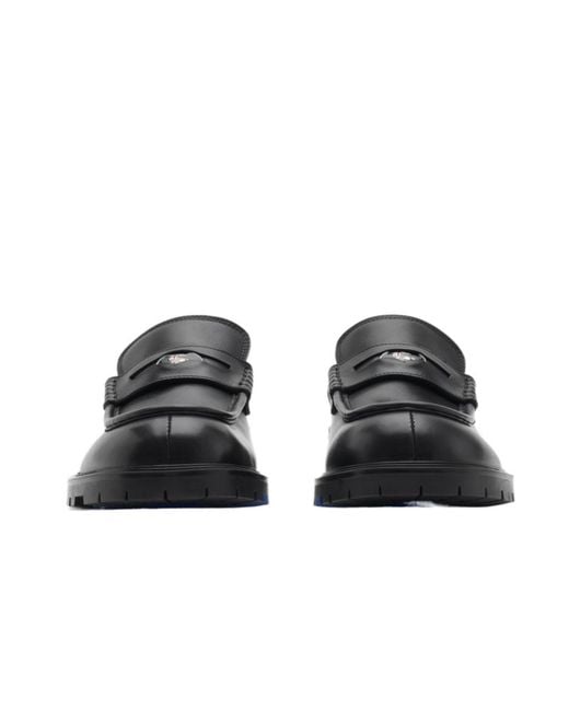 Burberry Black Rogue Slip-On Loafers for men