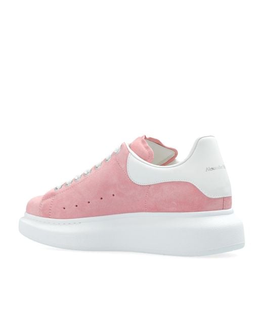 McQueen Pink Oversized Lace-Up Sneakers
