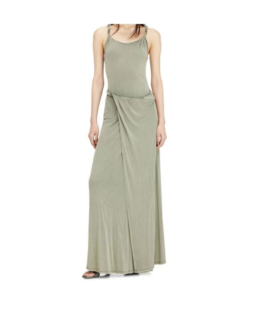 DIESEL Green D-Estiga-S1 Twist-Detailed Maxi Dress