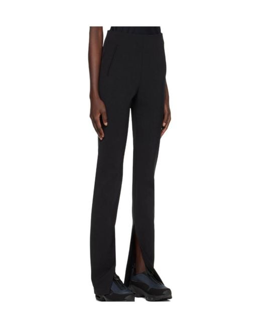 Ambush Black Straight-Leg Tailored Trousers