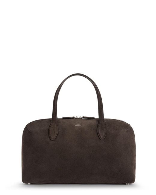 Totême Brown Totême Day Medium Top Handle Bag