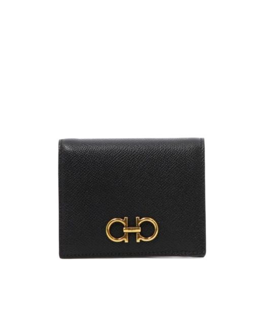 Ferragamo Black Fold Your Wallet for men