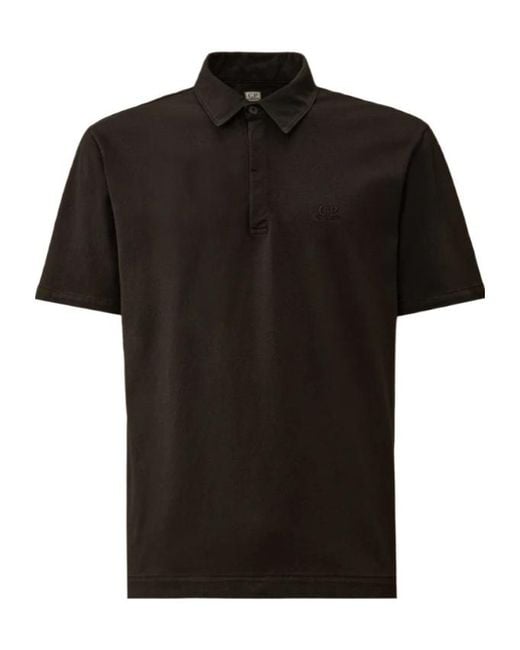 C P Company Black 1020 Polo Shirt for men