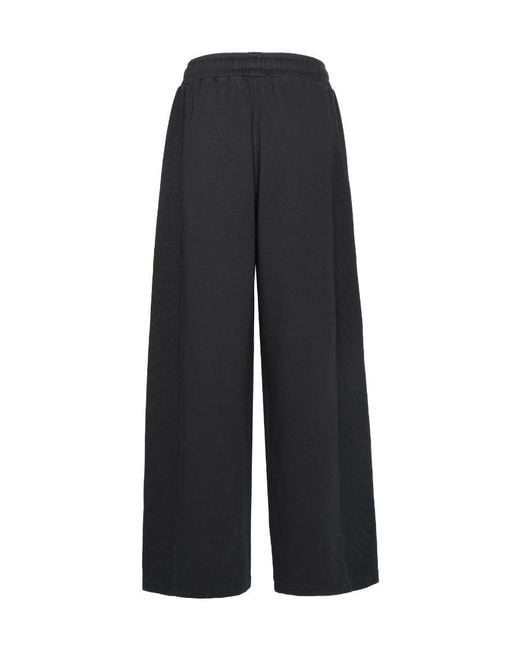 Stella McCartney Blue Wave Drawstring Wide Leg Pants