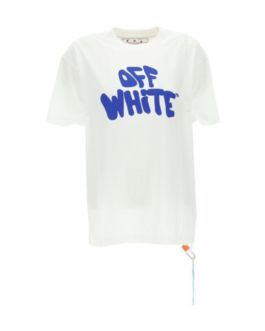 Off-White c/o Virgil Abloh White Logo Print T-Shirt