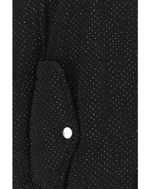 Khrisjoy Black Embellished Zip-Up Vest
