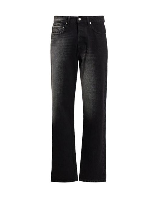 MM6 by Maison Margiela Black Pocket Cotton Denim Jeans for men