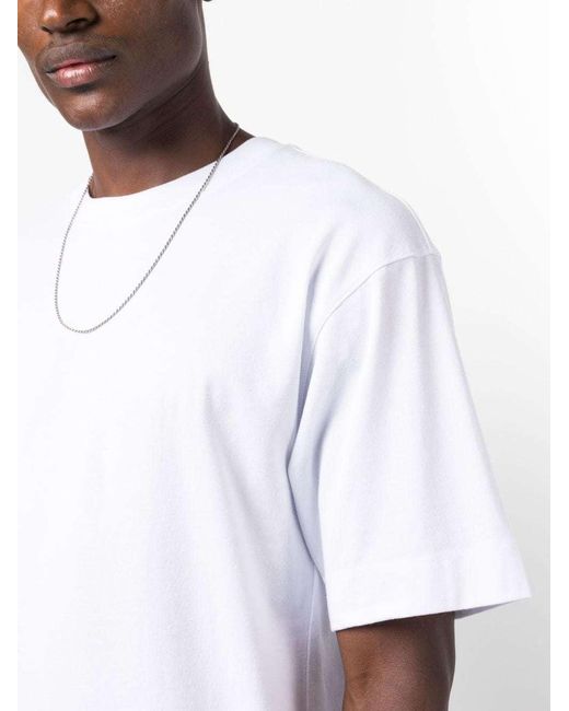 Dries Van Noten White Short-Sleeved T-Shirt for men