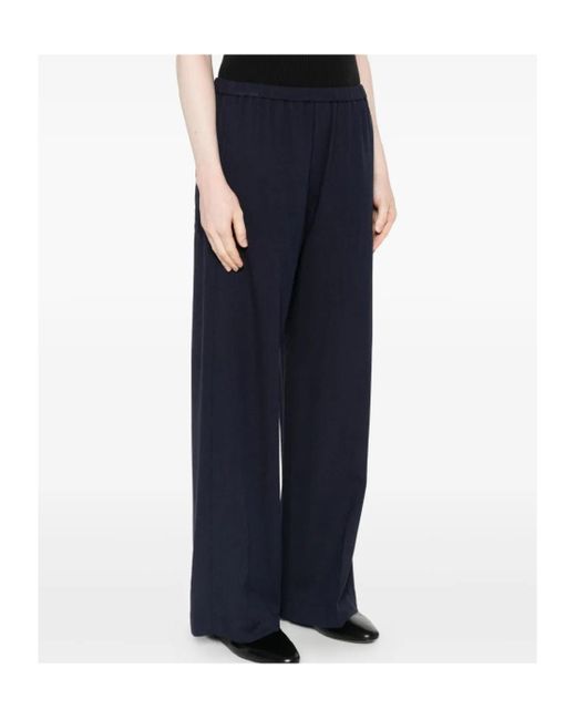 Totême  Blue Wide-Leg Casual Pants
