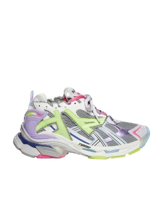 Balenciaga White Sneakers Runner Da Donna